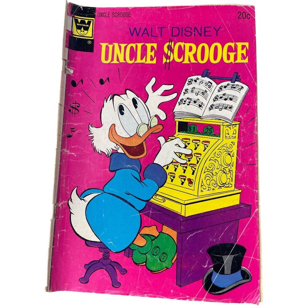 Whitman Walt Disney Uncle Scrooge No. 106 20¢ Cover 1973, 1954 Bagged Boarded